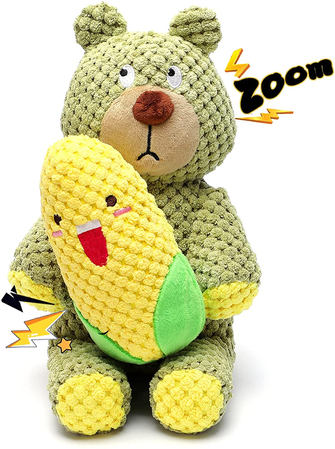 LOVE DOCK Dog Toys Dog Plush Toys Squeaky Interactive Stuffed Dog Toys