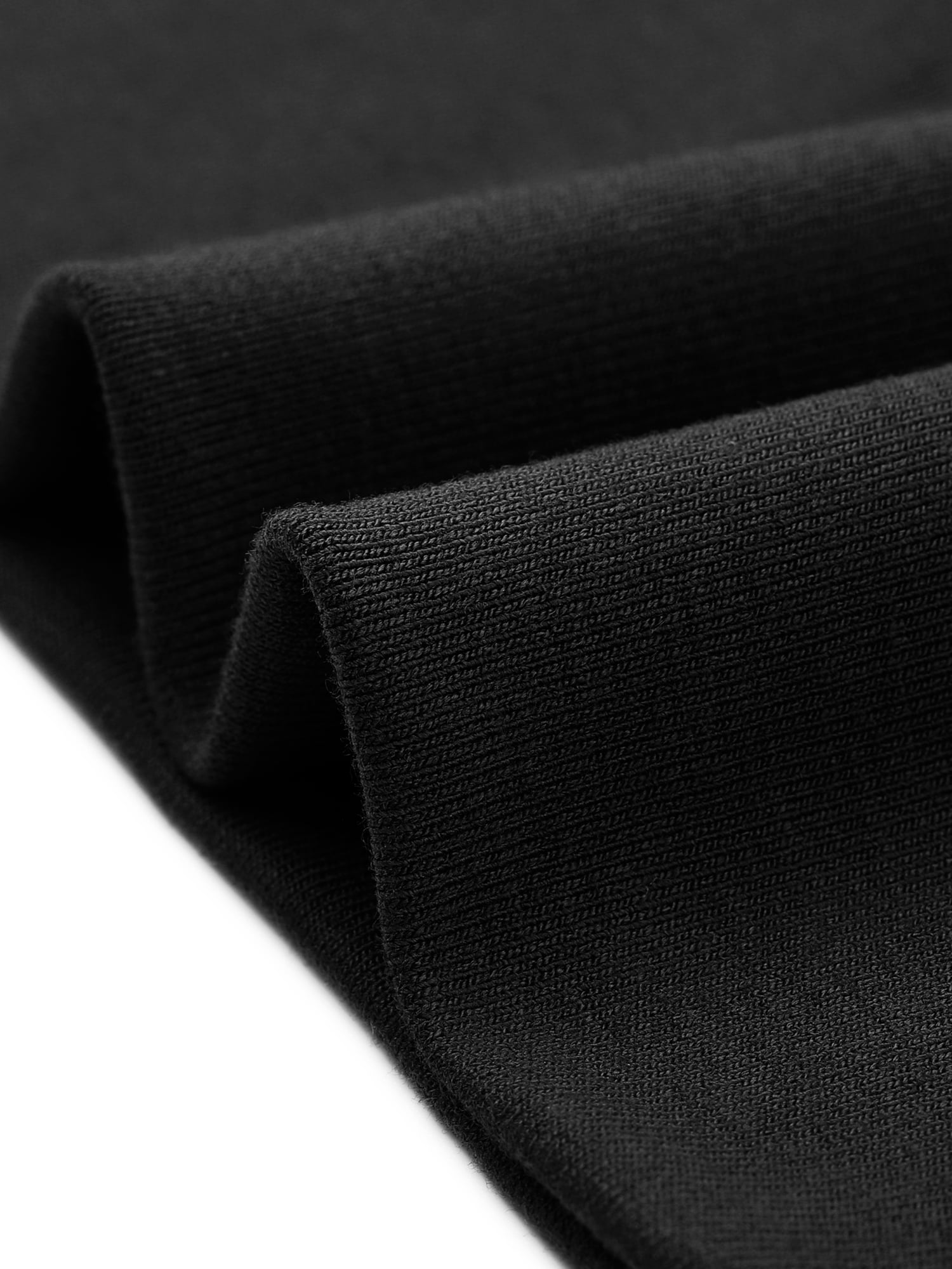 DARING DIVA Women's Casual Long Sleeve Knit Drop Shoulder Loose Blouses M Black