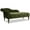 Olive Green, variant on Pemberly Row Tufted Roll Arm Chaise Lounge Olive Green Velvet
