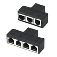thumbnail image 2 of Telephone Splitter Adapter 3 Way/4Way Junction Box Lossless Transmission RJ11 6P6C splitter Phone line splitters, 2 of 9