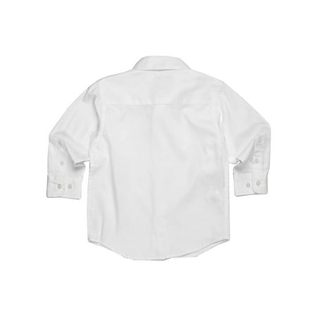 Calvin Klein Kids Sateen Shirt (Little Kids) White