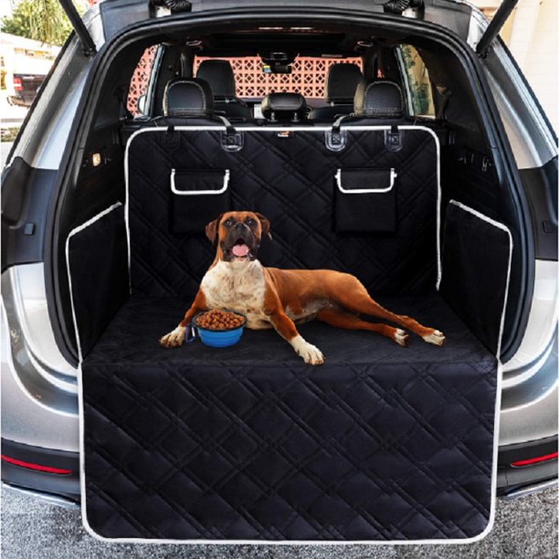 Cubierta de maletero de coche de protección de maletero para coches universales y alfombrilla de maletero de perro SUV cubierta de coche impermeable y antideslizante Afortunado Sencillez