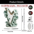 thumbnail image 2 of St. Patrick’s Day Decorations - 4-Leaf Clover Acrylic Centerpiece, Lucky Shamrock Table Decor, Green Party Supplies, Irish Holiday Home & Office Accent, 2 of 9