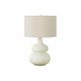 thumbnail image 2 of Table Lamp Lighting, 25"h, Table Lamp, Ivory / Cream Shade, Cream Ceramic, Contemporary,LED Lamp, 2 of 7