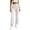 #04 Khaki 【Mix, Match & Rotate: Stock Up on Daily Colors】, variant on Women's Casual Flare Pants Ribbed Knit High Waist Trousers, Mid Elastic Waist, Comfy Stretchy Bottom, Solid Color Loose Fit, for Office Business Work Daily Wear, Long | VerBelle,Black XL