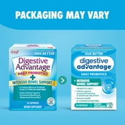 Digestive Advantage Intensive Bowel Support Probiotics For Women And Men, Digestive Enzymes For Gut Health, 32 Capsules