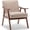 Light Camel + Tech Cloth, variant on Leumius Mid-Century Accent Chair,Modern Tech Cloth Armchair for Living Room,Comfy Upholstered Reading Chair Arm Chair with Solid Wood Frame and Extra-Thick Backrest for Bedroom,Gray