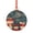 Round Shape, variant on Naloa Vintage American Flag Elephant Acrylic Santa Tree Decorations Christmas Hanging Pendant for Christmas Winter New Year Party Hanging Decorations-Round Shape