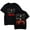Black, variant on ROB49 Merch Let me fly Tour 2025 T-shirts Women Men Clothes Trend Casual Short Sleeve Top