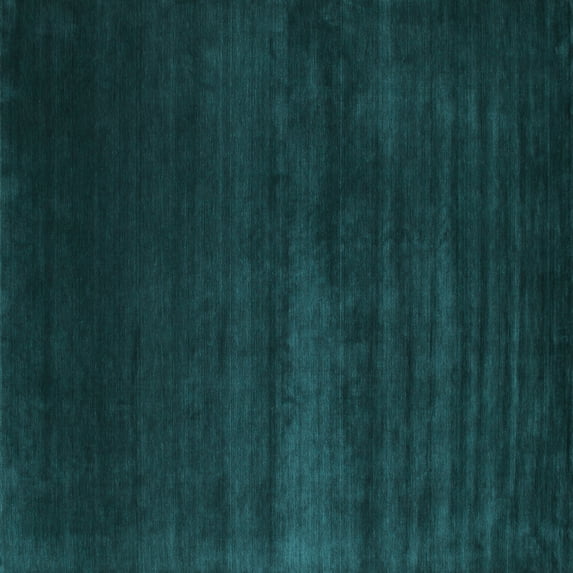 Ahgly Company Indoor Square Abstract Light Blue Contemporary Area Rugs, 7' Square