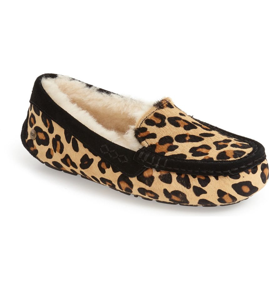 leopard print slippers ugg