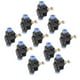 thumbnail image 5 of Controlador De Velocidad, 10 Piezas/juego Aumento De Velocidad Conector De Válvula De Control De Flujo De Aire Neumático De 6 Mm Utilizado Para Cilindro De Aire U Otros Controles, 5 of 8