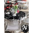 thumbnail image 5 of Outdoor Tablecloth with Umbrella Hole for Patio/Picnic/Party/Camping, Modern Aesthetic Girl Waterproof Table Cloth Round Cover Washable, Abstract Vintage Long Hair Girl Pigeon (Dia 60"), 5 of 9