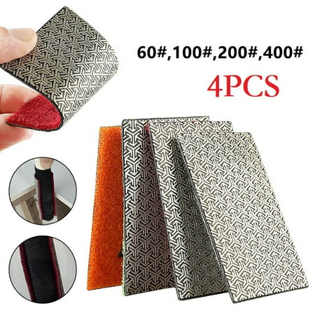 

Rooha 4PCS Diamond Polishing Pads Tile Glass Abrasive Grinding Block Pad Sanding Disc