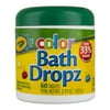 Crayola Color Bath Dropz Water-Coloring Tablets, 3.59 oz, 60 Ct