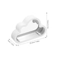 thumbnail image 2 of LEEYNEERDIY Cloud Shape Photo Frame for Placing Pictures White Plastic Cloud Frame Accessory 1 Set, 2 of 8
