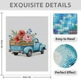thumbnail image 3 of Diamond Art Kit for Adults, Vintage Truck Blooming Flowers Diamond Painting for Adults Beginners, 5D DIY Diamond Art Painting Kits, Colorful Diamond Painting Craft for Home Decor 12x16 Frameless, 3 of 7