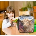 thumbnail image 6 of ALAZA Cow and Flowers Lunch Box Insulated Lunch Bag Reusable Thermal Cooler Tote School Picnic, 6 of 6