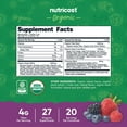 thumbnail image 2 of Nutricost Organic Super Greens (Mixed Berry Flavored) 20 Stickpacks - Gluten-Free, Non-GMO, 2 of 2