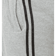 thumbnail image 5 of Mens Baggy Sweatpants With Pockets, Fleece Sweat Pants Black, Grey Sweatpants Men (X-Large, Grey w/Stripes), 5 of 5