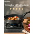 thumbnail image 5 of MICHELANGELO Frying Pans Nonstick -  Non Stick Frying Pan | Ease of Cleaning, All Stovetops Compatible, Built to Last, Stay-Cool Handle, 8+12inch, 5 of 10