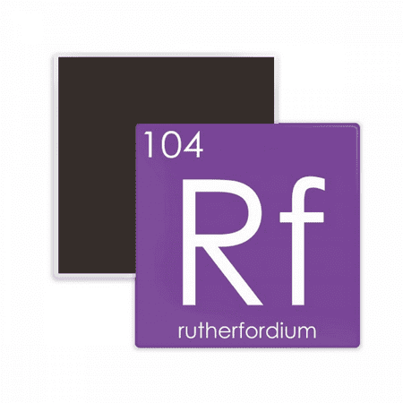 

Chestry Elements Period Table Transition Metals Rutherfordium Rf Square Ceracs Fridge Magnet Keepsake Memento