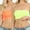 NEON ORANGE/NEON LEMON, variant on Women & Juniors One Size Strapless Seamless Stretch Bandeau Tube Bra Top (No Pad)
