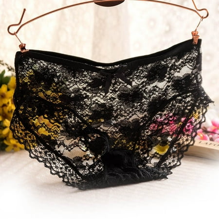 

Hazel Tech Women Erogenous Lace Panties Pretty Briefs Cute Underwear
