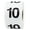 Black 10, variant on Light Blue Number 1 Circle Stickers | 1.5" Inches Round | 500 Pack