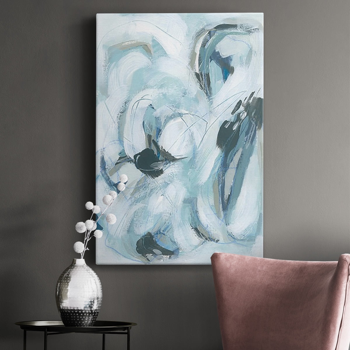 Fluid Receptor I Premium Gallery Wrapped Canvas - Ready to Hang