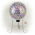 thumbnail image 4 of Alpine Corporation 10" Glass Mosaic Iridescent Gazing Globe, Multicolor, 4 of 12