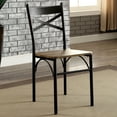 thumbnail image 2 of Furniture of America Zath Industrial Bronze Metal 7-Piece Dining Set by, 2 of 5