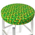 thumbnail image 3 of Daiia Corn 4 Stool Covers Round,Round Bar Stool Covers Waterproof Bar Chair Covers Washable Stool Cushion Slipcover for 12-14 Inch Chair-13 inch, 3 of 7