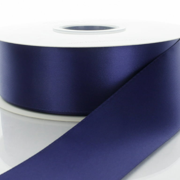 Solid Ivory Double Faced Satin Ribbon 1.5 x 50 Yards 100% Polyester for Christmas & Special Occasion Packaging