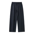 thumbnail image 1 of Zszcpp High Waisted Pants Men'S Large Size Loose Ice Silk Suit Spring Wide Leg Straight Long Trousers Casual Trouser, 1 of 9