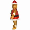 thumbnail image 5 of Adult Christmas Gingerbread Man Inflatable Costume Gingerbread Man Jumpsuit Funny Fancy Dress Halloween Cosplay Party Gift,Height 59"–74.8",Red gingerbread, 5 of 6