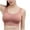 Pink, variant on Bxsruta Women's Cross Back Sport Bras,Padded Strappy Criss Cross Cropped Bras for Yoga Workout Fitness Black S