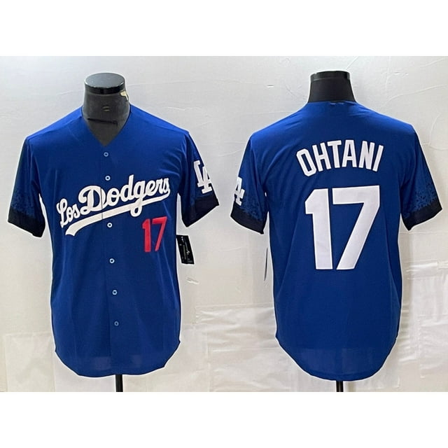 MLB Baseball Jersey Dodgers 17# OHTANI Elite Edition Embroidered Jersey Los Dodgers