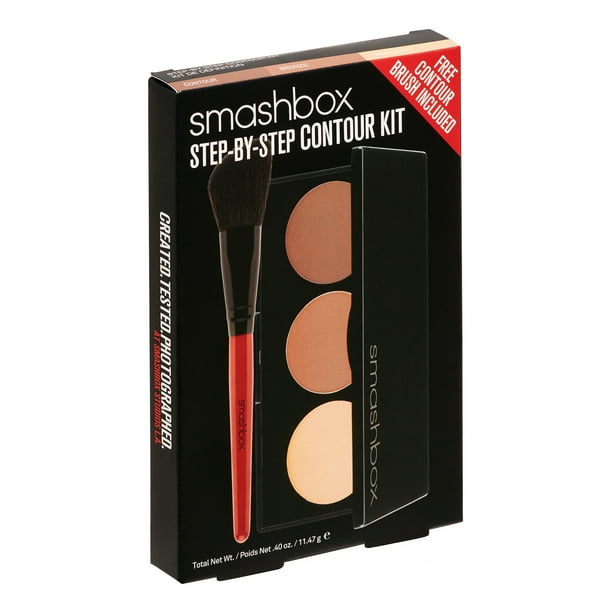 Smashbox Step-By-Step Contour Highlighter & Bronzer Face Kit 0.4 oz - Walmart.com