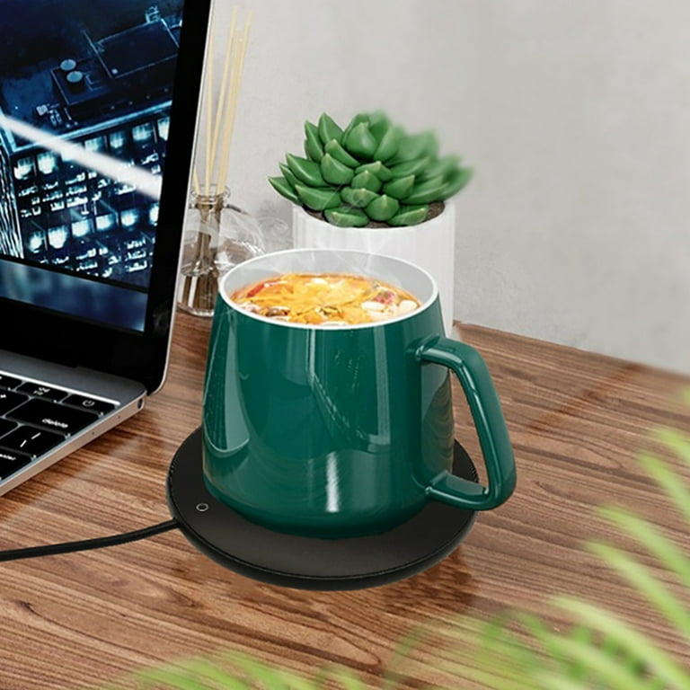 1 Pcs Usb Mug Warmer Coaster, Usb Powered Cookie Shape Coaster, Usb Water  Cup Thermal Coaster Office Coffee Coaster