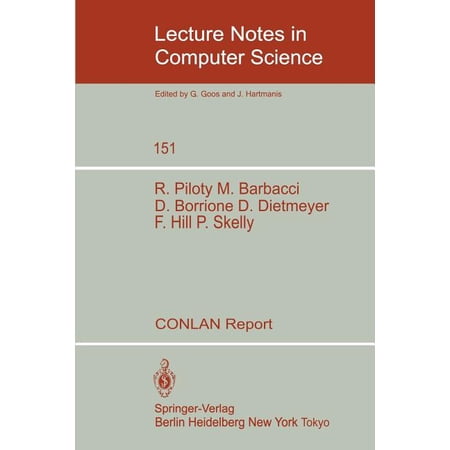 Lecture Notes in Computer Science Conlan Report Book 151 (Paperback)