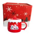 thumbnail image 3 of Taza de café de Navidad 430ml Gloria Papá Noel rojo, 3 of 9