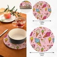 thumbnail image 3 of SKYSONIC Cute Ice Cream Love Pot Holders Trivets, 2 Pcs Heat Resistant Trivets,Summer Yummy Cotton Thread Weave Mats for Hot Pads Pans Pot Bowl Teapot for Kitchen Decor, 3 of 6
