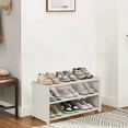 thumbnail image 5 of AuroraX Cabinet Shoe Rack Dustproof 4 Tier Shoe Rack Organizer Corner Sturdy Space-Saving Free Standing Vertical Minimalist Stylish Shoe Storage Organizer for Closet,Entryway,Door, 5 of 6