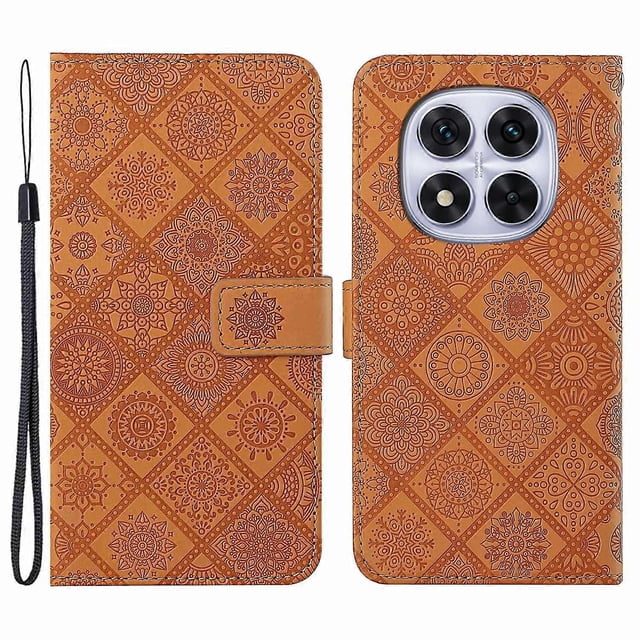 For Xiaomi Redmi Note 14 Pro 5G / 14 Pro+ 5G Case Leather Case Ethnic Style Phone Wallet Cover with