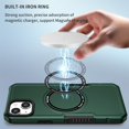 thumbnail image 6 of ELEHOLD Hybrid Rugged Case for iPhone 15 Heavy Duty Full Protection Compatible with MagSafe Anti-Scratch Shockproof Slim Magnetic Case for iPhone 15,Darkgreen, 6 of 10