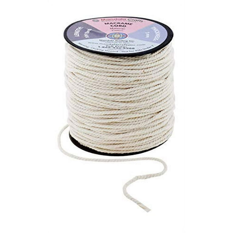 Macrame Supplies, 3mm Single Strand Macrame Cord, All for Knotting