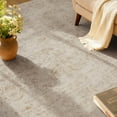 thumbnail image 4 of SIXHOME 6'x9' Area Rugs Washable Vintage Rugs for Living Room Distressed Floral Area Rug Indoor Soft Carpet Rugs for Bedroom Dining Room Office Throw Rugs Farmhouse Home Decor Beige, 4 of 6