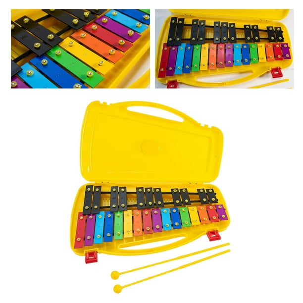 Professional Glockenspiel 27 Note Xylophone for Kids Musical Instrument  Percussion Xylophone Instrument Colorful - Walmart.ca