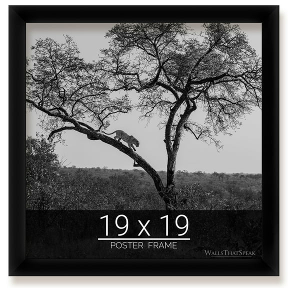19x19 Black Picture Frame for Puzzles Posters Photos or Artwork